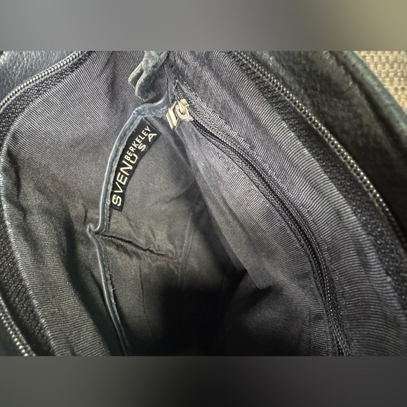 Sven of Berkeley leather wide strap black tote - Picture 5 of 7